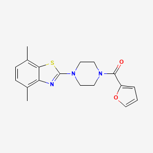 (4-(4,7-Dimethylbenzo[d]thiazol-2-yl)piperazin-1-yl)(furan-2-yl)methanone