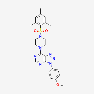 7-(4-(mesitylsulfonyl)piperazin-1-yl)-3-(4-methoxyphenyl)-3H-[1,2,3]triazolo[4,5-d]pyrimidine