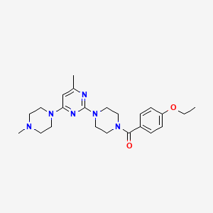 2-[4-(4-Ethoxybenzoyl)piperazin-1-yl]-4-methyl-6-(4-methylpiperazin-1-yl)pyrimidine