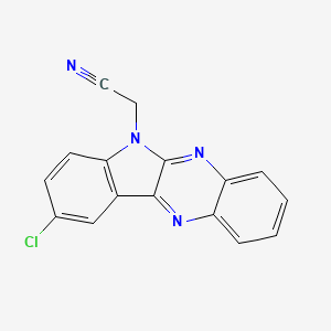 (9-chloro-6H-indolo[2,3-b]quinoxalin-6-yl)acetonitrile