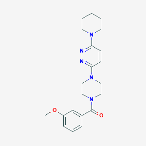 3-[4-(3-Methoxybenzoyl)piperazin-1-YL]-6-(piperidin-1-YL)pyridazine