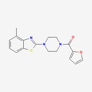 Furan-2-yl(4-(4-methylbenzo[d]thiazol-2-yl)piperazin-1-yl)methanone