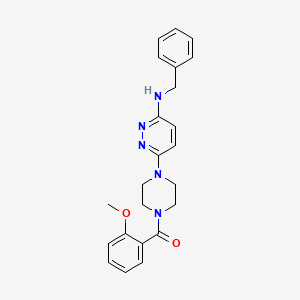 N-benzyl-6-[4-(2-methoxybenzoyl)piperazin-1-yl]pyridazin-3-amine