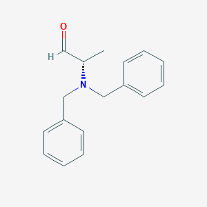molecular formula C17H19NO B011246 (S)-2-二苄氨基-丙醛 CAS No. 111060-63-0