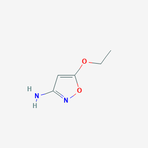 molecular formula C5H8N2O2 B112461 3-氨基-5-乙氧基异噁唑 CAS No. 32326-26-4