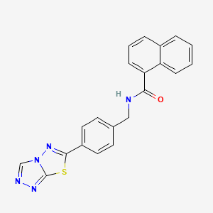 N-(4-[1,2,4]triazolo[3,4-b][1,3,4]thiadiazol-6-ylbenzyl)-1-naphthamide