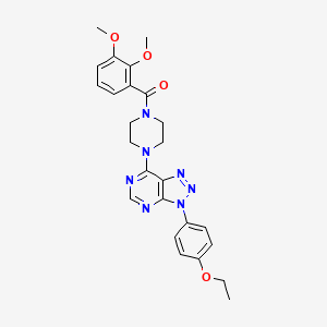 1-(2,3-dimethoxybenzoyl)-4-[3-(4-ethoxyphenyl)-3H-[1,2,3]triazolo[4,5-d]pyrimidin-7-yl]piperazine