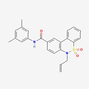 6-allyl-N-(3,5-dimethylphenyl)-6H-dibenzo[c,e][1,2]thiazine-9-carboxamide 5,5-dioxide