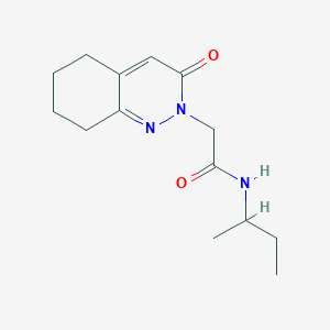 N-(butan-2-yl)-2-(3-oxo-5,6,7,8-tetrahydrocinnolin-2(3H)-yl)acetamide