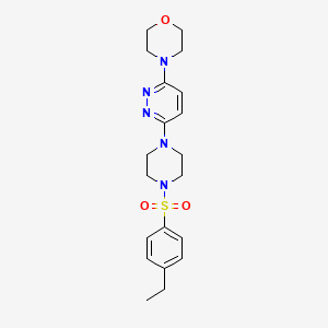 4-{6-[4-(4-Ethylbenzenesulfonyl)piperazin-1-YL]pyridazin-3-YL}morpholine