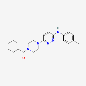 6-(4-Cyclohexanecarbonylpiperazin-1-YL)-N-(4-methylphenyl)pyridazin-3-amine