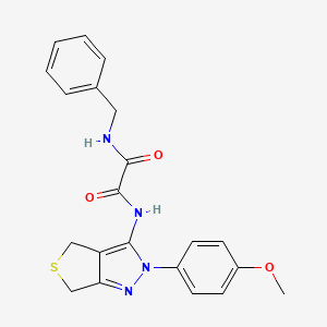 N1-benzyl-N2-(2-(4-methoxyphenyl)-4,6-dihydro-2H-thieno[3,4-c]pyrazol-3-yl)oxalamide