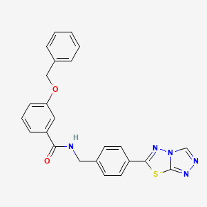 3-(benzyloxy)-N-(4-[1,2,4]triazolo[3,4-b][1,3,4]thiadiazol-6-ylbenzyl)benzamide