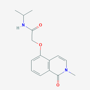 N-isopropyl-2-((2-methyl-1-oxo-1,2-dihydroisoquinolin-5-yl)oxy)acetamide