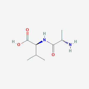 molecular formula C8H16N2O3 B112474 l-丙氨酰-l-缬氨酸 CAS No. 3303-45-5