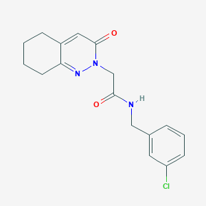 N-(3-chlorobenzyl)-2-(3-oxo-5,6,7,8-tetrahydrocinnolin-2(3H)-yl)acetamide