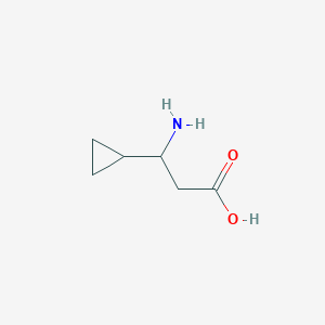 B112476 3-Amino-3-cyclopropylpropanoic acid CAS No. 331633-72-8