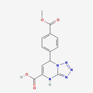 7-[4-(Methoxycarbonyl)phenyl]-4,7-dihydrotetrazolo[1,5-a]pyrimidine-5-carboxylic acid