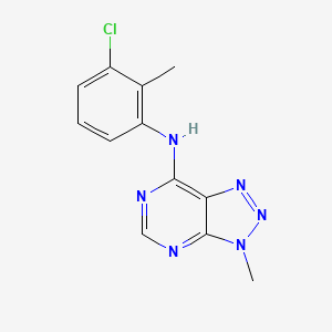 N-(3-chloro-2-methylphenyl)-3-methyl-3H-[1,2,3]triazolo[4,5-d]pyrimidin-7-amine