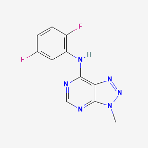 N-(2,5-difluorophenyl)-3-methyl-3H-[1,2,3]triazolo[4,5-d]pyrimidin-7-amine