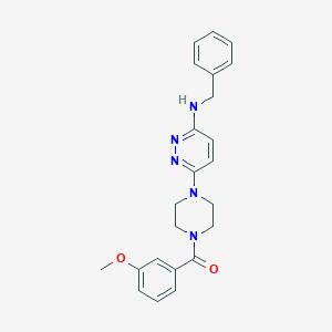 molecular formula C23H25N5O2 B11247891 N-benzyl-6-[4-(3-methoxybenzoyl)piperazin-1-yl]pyridazin-3-amine 