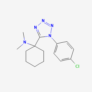 1-[1-(4-chlorophenyl)-1H-tetrazol-5-yl]-N,N-dimethylcyclohexanamine