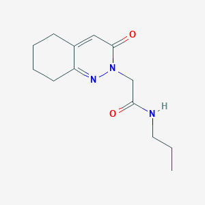 2-(3-oxo-5,6,7,8-tetrahydrocinnolin-2(3H)-yl)-N-propylacetamide