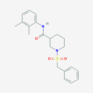 1-(benzylsulfonyl)-N-(2,3-dimethylphenyl)piperidine-3-carboxamide