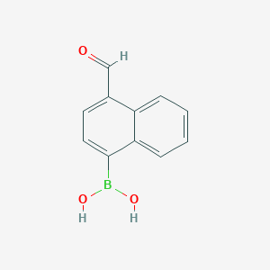 molecular formula C11H9BO3 B112485 (4-甲酰萘-1-基)硼酸 CAS No. 332398-52-4