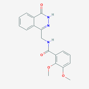 molecular formula C18H17N3O4 B11248687 2,3-dimethoxy-N-[(4-oxo-3,4-dihydrophthalazin-1-yl)methyl]benzamide 