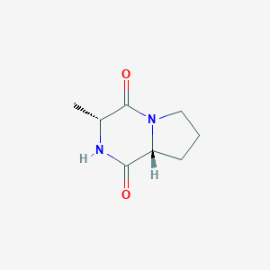 B011249 (3R,8aR)-3-methyl-2,3,6,7,8,8a-hexahydropyrrolo[1,2-a]pyrazine-1,4-dione CAS No. 19943-28-3