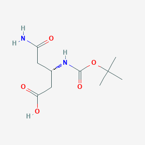 molecular formula C10H18N2O5 B112490 Boc-L-β-高天冬氨酸 CAS No. 336182-03-7