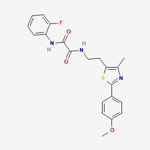 N1-(2-fluorophenyl)-N2-(2-(2-(4-methoxyphenyl)-4-methylthiazol-5-yl)ethyl)oxalamide