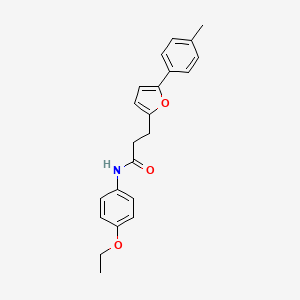 N-(4-ethoxyphenyl)-3-[5-(4-methylphenyl)furan-2-yl]propanamide