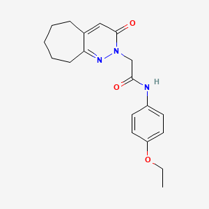 N-(4-ethoxyphenyl)-2-(3-oxo-3,5,6,7,8,9-hexahydro-2H-cyclohepta[c]pyridazin-2-yl)acetamide