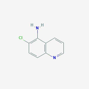 B112498 5-Amino-6-chloroquinoline CAS No. 341010-40-0