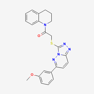 1-(3,4-dihydroquinolin-1(2H)-yl)-2-((6-(3-methoxyphenyl)-[1,2,4]triazolo[4,3-b]pyridazin-3-yl)thio)ethanone