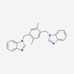 1,1'-[(2,5-dimethylbenzene-1,4-diyl)dimethanediyl]bis(1H-benzimidazole)