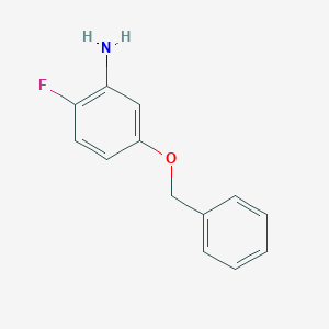 molecular formula C13H12FNO B112501 5-(苄氧基)-2-氟苯胺 CAS No. 342042-82-4