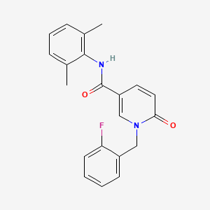 N-(2,6-dimethylphenyl)-1-(2-fluorobenzyl)-6-oxo-1,6-dihydropyridine-3-carboxamide