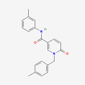 1-(4-methylbenzyl)-6-oxo-N-(m-tolyl)-1,6-dihydropyridine-3-carboxamide