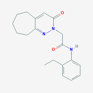 N-(2-ethylphenyl)-2-(3-oxo-3,5,6,7,8,9-hexahydro-2H-cyclohepta[c]pyridazin-2-yl)acetamide