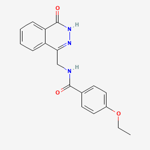 4-ethoxy-N-[(4-oxo-3,4-dihydrophthalazin-1-yl)methyl]benzamide