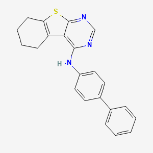 N-biphenyl-4-yl-5,6,7,8-tetrahydro[1]benzothieno[2,3-d]pyrimidin-4-amine