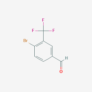 molecular formula C8H4BrF3O B112505 4-溴-3-(三氟甲基)苯甲醛 CAS No. 34328-47-7