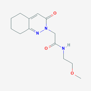 N-(2-methoxyethyl)-2-(3-oxo-5,6,7,8-tetrahydrocinnolin-2(3H)-yl)acetamide