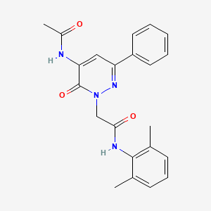 2-[5-(acetylamino)-6-oxo-3-phenylpyridazin-1(6H)-yl]-N-(2,6-dimethylphenyl)acetamide