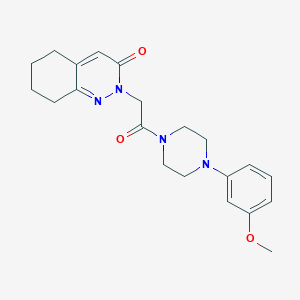 2-{2-[4-(3-methoxyphenyl)piperazino]-2-oxoethyl}-5,6,7,8-tetrahydro-3(2H)-cinnolinone