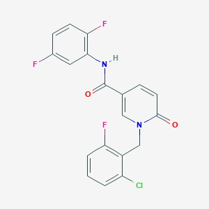 1-(2-chloro-6-fluorobenzyl)-N-(2,5-difluorophenyl)-6-oxo-1,6-dihydropyridine-3-carboxamide