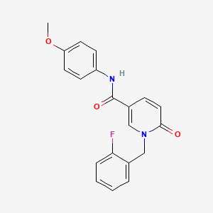 1-(2-fluorobenzyl)-N-(4-methoxyphenyl)-6-oxo-1,6-dihydropyridine-3-carboxamide